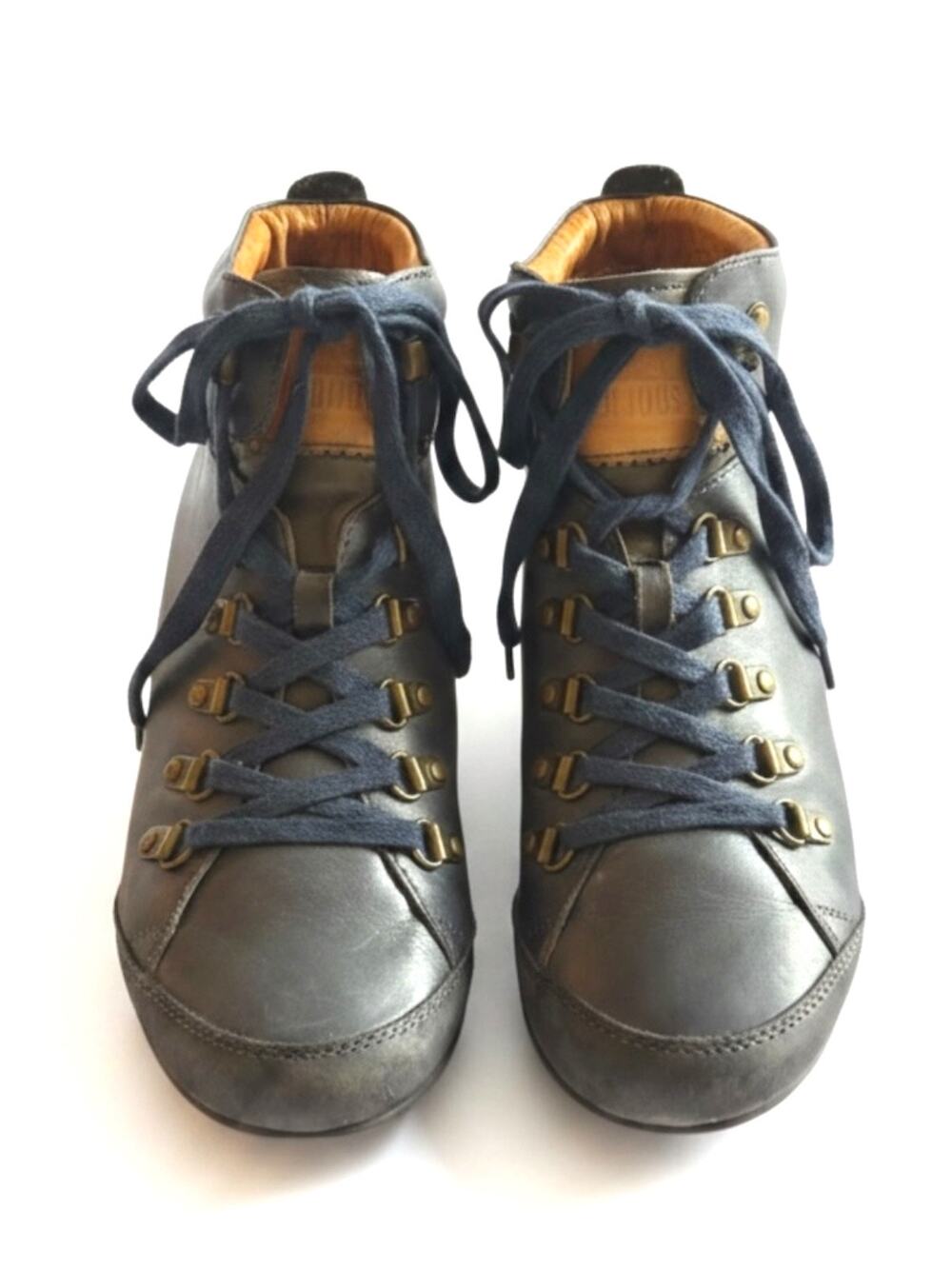 Pikolinos Grunge High Top Sneakers Walking Comfort Navy Women’s Sz 8 EUR 39
